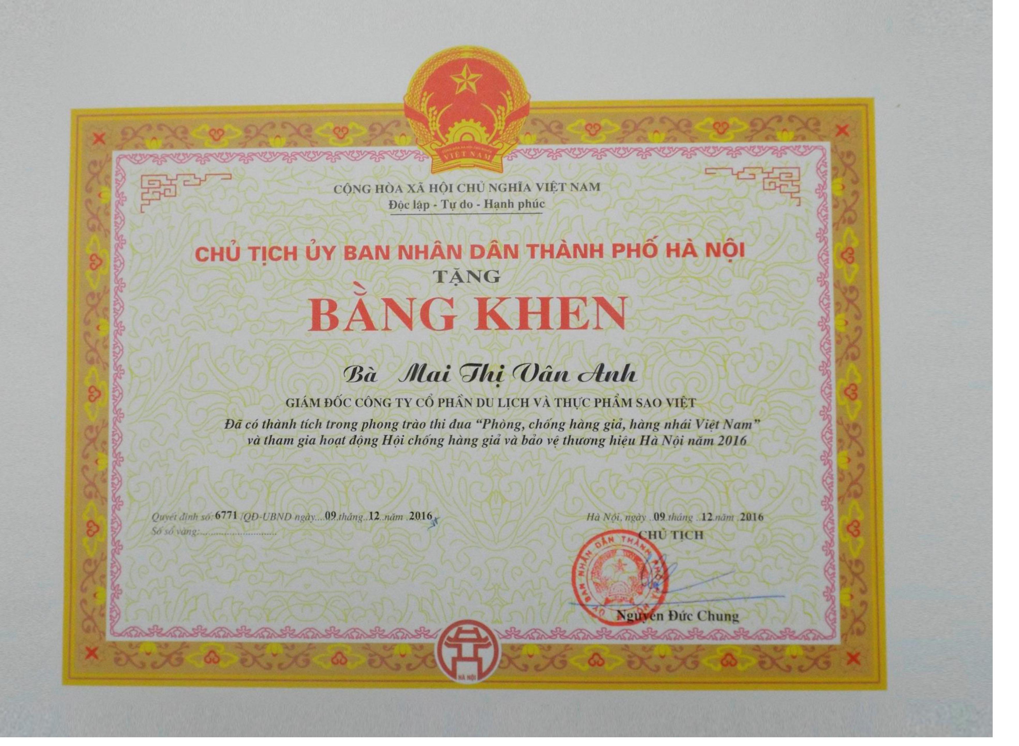 Chứng nhận 23