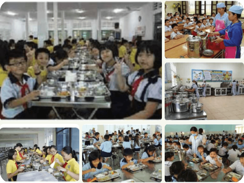 Hoạt động cộng đồng tại bếp ăn Sao Việt 1